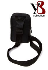 YB Collection Unisex Body Bag Su Geçirmez Kumaş Çapraz Omuz Göğüs Çantası Siyah AL3873