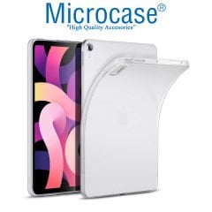 Microcase iPad Air 4 10.9 2020 Kablosuz Şarj Uyumlu Silikon Tpu Soft Kılıf - Şeffaf