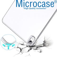 Microcase iPad Air 4 10.9 2020 Kablosuz Şarj Uyumlu Silikon Tpu Soft Kılıf - Şeffaf