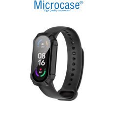Microcase Xiaomi Mi Band 7 Ekran Korumalı Sert Rubber Kılıf - AL3173