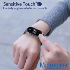Microcase Xiaomi Mi Band 7 Ekran Korumalı Sert Rubber Kılıf - AL3173