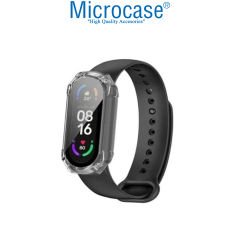Microcase Xiaomi Mi Band 7 Ekran Korumalı Sert Rubber Kılıf - AL3173