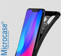 Microcase Huawei Nova 3i / P smart+ Brushed Kılıf + Ekran Koruma