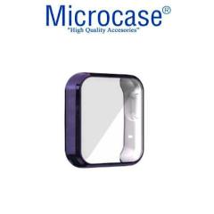 Microcase Xiaomi Redmi Watch 2 Lite Gl Önü Kapalı Tasarım Yumuşak Silikon Kılıf - Mavi