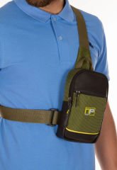 YB Collection Unisex Body Bag Su Geçirmez Kumaş Çapraz Omuz Göğüs Çantası Yeşil AL3873