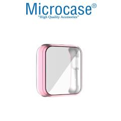 Microcase Xiaomi Redmi Watch 2 Lite Gl Önü Kapalı Tasarım Yumuşak Silikon Kılıf - Pembe
