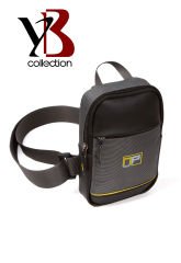 YB Collection Unisex Body Bag Su Geçirmez Kumaş Çapraz Omuz Göğüs Çantası Gri AL3873
