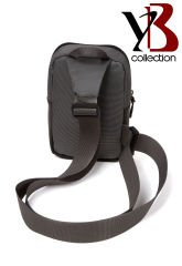 YB Collection Unisex Body Bag Su Geçirmez Kumaş Çapraz Omuz Göğüs Çantası Gri AL3873