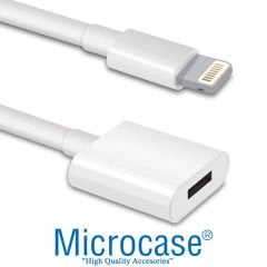 Microcase iPhone iPad Apple Pencil 1 Metre 8 Pin USB Uzatma Kablosu Beyaz - AL2564