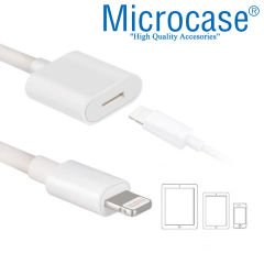 Microcase iPhone iPad Apple Pencil 1 Metre 8 Pin USB Uzatma Kablosu Beyaz - AL2564