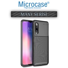 Microcase Xiaomi Mi 9 Maxy Serisi Silikon Kılıf Siyah