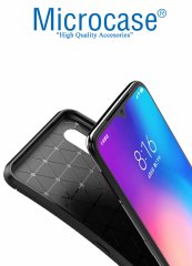 Microcase Xiaomi Mi 9 Maxy Serisi Silikon Kılıf Siyah