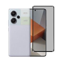 Microcase Xiaomi Redmi Note 13 Pro Plus 5G Global 3D Tam Kaplayan Çerçeveli Mat Cam Koruma - AL3124