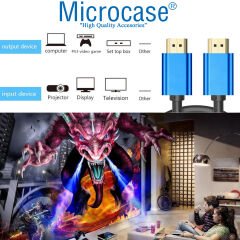 Microcase Oyun Konsolları Monitörler TV için Yüksek Hızlı 4K Ultra HD HDMI Kablo 5 metre - AL3773