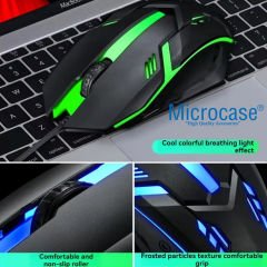Microcase Kablolu Işıklı Gaming Oyuncu Mouse - AL4928