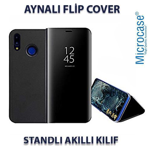 Microcase Huawei P20 Lite Aynalı Kapak Flip Cover Kılıf