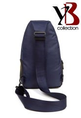 YB Collection Unisex Body Bag Su Geçirmez Kumaş Kulaklık Çıkışlı Çapraz Omuz Göğüs Çantası Siyah AL3872