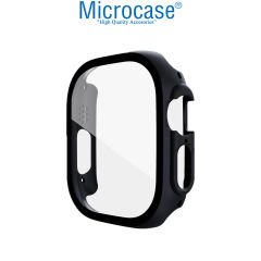 Microcase Apple Watch Ultra 49mm Ekran Korumalı Sert Rubber Kılıf - AL3173