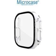 Microcase Apple Watch Ultra 49mm Ekran Korumalı Sert Rubber Kılıf - AL3173