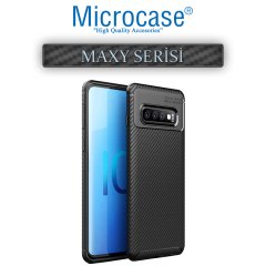 Samsung Galaxy S10 Maxy Serisi Silikon Kılıf Siyah