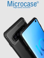 Samsung Galaxy S10 Maxy Serisi Silikon Kılıf Siyah