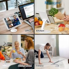 Microcase ZR474 360 Dönerli Universal Katlanabilir Masaüstü Telefon Tutucu Stand - AL4317