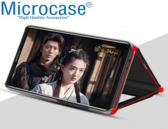 Microcase Huawei P20 Aynalı Kapak Clear View Flip Cover Kılıf
