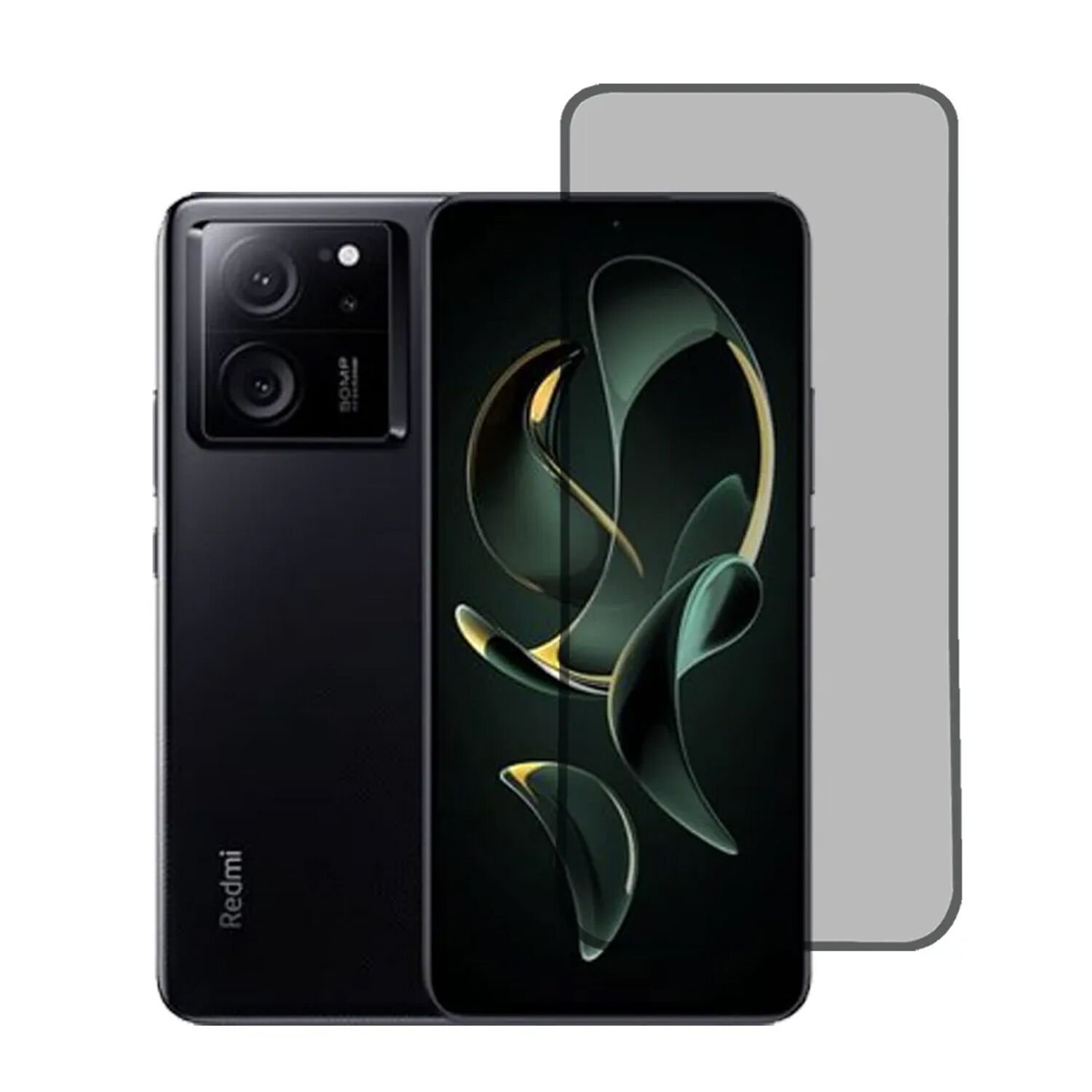 Microcase Xiaomi Redmi K60 Ultra 6.67 inch / Mi 13T Tam Kaplayan Çerçeveli Mat Cam Koruma - AL3124