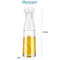 Microcase Hava Fritözü ve Mutfak için Cam Yağdanlık Çok Amaçlı Sprey Şişe 200 ml AL4310