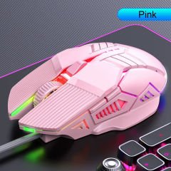 Microcase 3200 DPI Ergonomik Sessiz Kablolu RGB Işıklı Gaming Oyuncu Mouse - AL4929