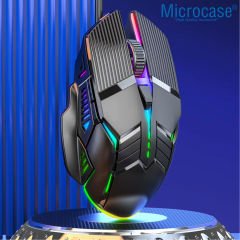 Microcase 3200 DPI Ergonomik Sessiz Kablolu RGB Işıklı Gaming Oyuncu Mouse - AL4929