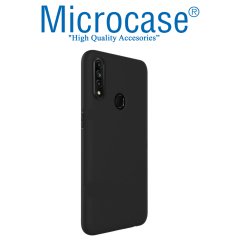Microcase Oppo A31 Elektrocase Serisi TPU Silikon Kılıf - Siyah