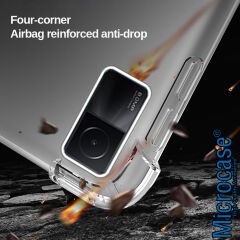 Microcase Xiaomi Redmi Pad 10.61 inch Anti Shock Series Silikon Tpu Soft Kılıf - Şeffaf AL3308