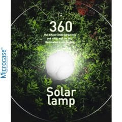 Microcase Güneş Enerjili 5 Kanatlı Şarj Edilebilir Led Lamba Çadır Kamp Lambası - AL4303