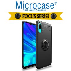 Microcase Samsung Galaxy M10 Focus Serisi Yüzük Standlı Kılıf