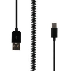 TYPE-C Spiral Uzayan USB Hızlı Şarj Data Transfer USB Kablo 1m