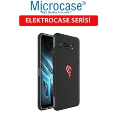 Microcase Asus ROG Phone 3 Elektrocase Serisi Kamera Korumalı Silikon Kılıf - Siyah