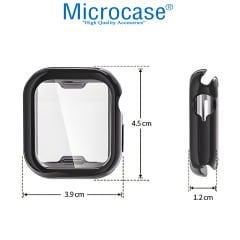 Microcase Apple Watch Series 10 42mm için   Önü Kapalı Silikon Kılıf - AL3173