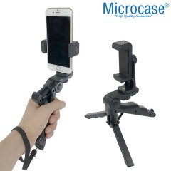 Microcase Telefonlar için Mini El Tutucu Tripod Vlog Video Fotoğraf - AL2461