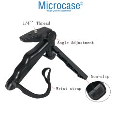 Microcase Telefonlar için Mini El Tutucu Tripod Vlog Video Fotoğraf - AL2461