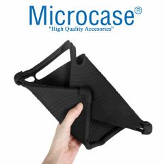 Microcase Samsung Galaxy Tab S7 T870 2in1 Set Standlı Silikon Kılıf + Bluetooth Klavye - AL8107