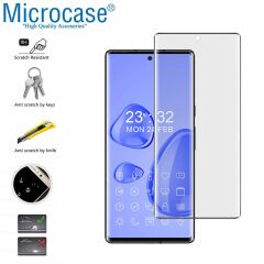 Microcase Xiaomi Redmi Note 13 Pro 5g Plus 3D Curved Tam Kaplayan Kavisli Tempered Cam Ekran Koruyucu - AL3282