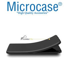 Microcase Oppo A57 Matte Serisi Silikon TPU Kılıf - Siyah AL3367