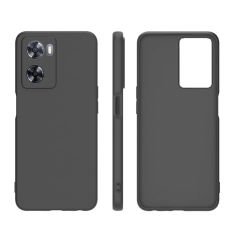 Microcase Oppo A57 Matte Serisi Silikon TPU Kılıf - Siyah AL3367