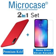 Xiaomi Mi 9 Premium Matte Silikon Kılıf + NANO FİLM (SEÇİN)