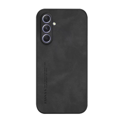 Microcase Samsung Galaxy S25 Plus için Luxury Leather Series Deri Desenli Plastik Koruma Kılıf - AL8125