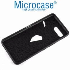 Microcase Asus ROG Phone 2 Deri Desenli Kılıf - Mavi