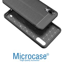 Microcase Samsung Galaxy M10 Leather Tpu Silikon Kılıf