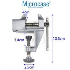Microcase Alüminyum Taşınabilir Çok Fonksiyonlu Mini Tezgah Masa Mengenesi AL3902