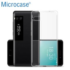 Microcase Meizu Pro 7 Plus İnce Soft Silikon Kılıf + Ekran Koruma